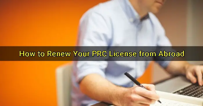 how to renew prc license for nurses abroad