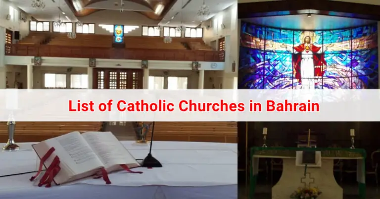 List of Catholic Churches in Bahrain