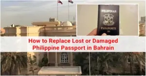How to Replace Lost or Damaged Philippine Passport in Bahrain