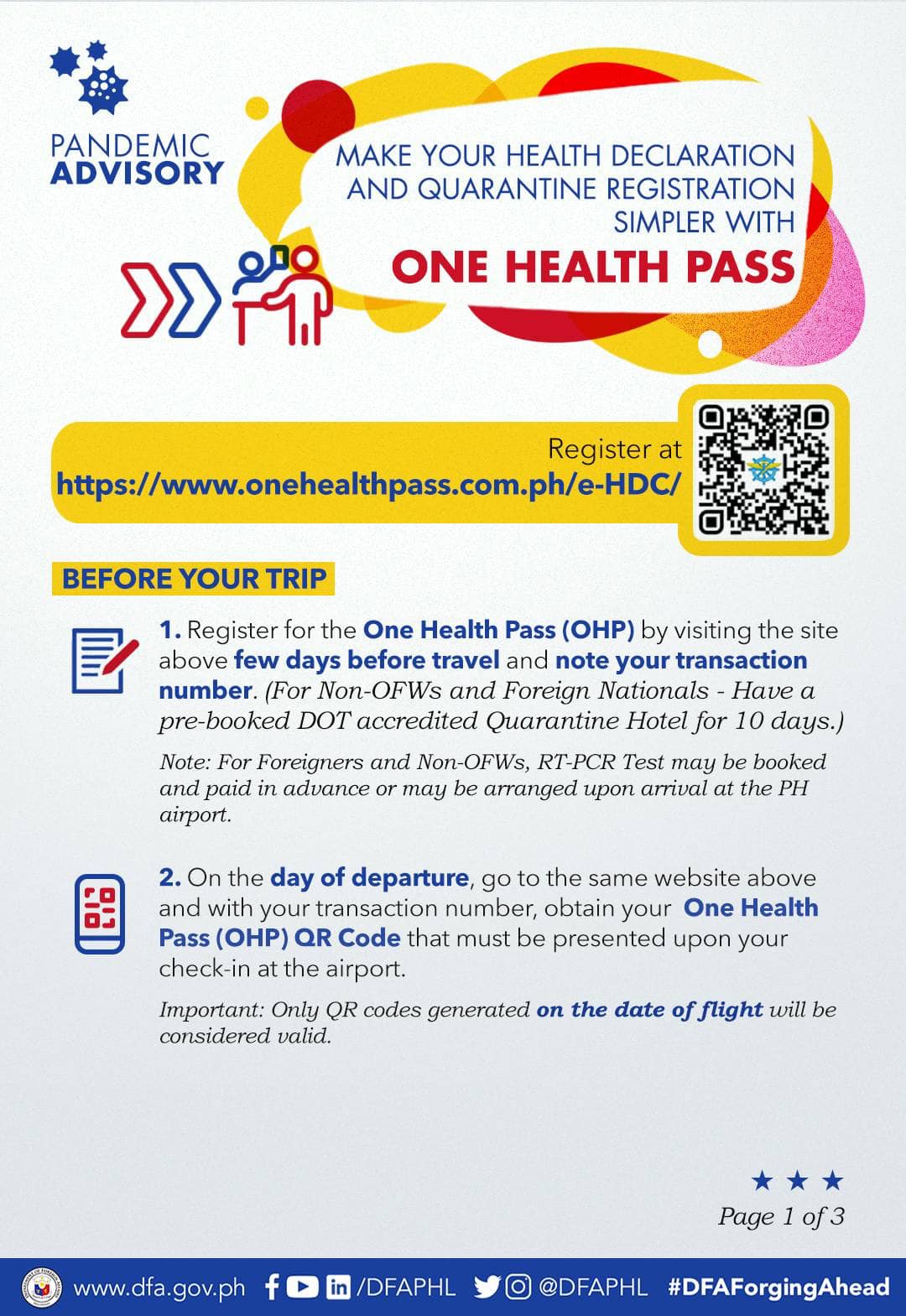 Guide: How to Register in One Health Pass in Philippines - Bahrain OFW